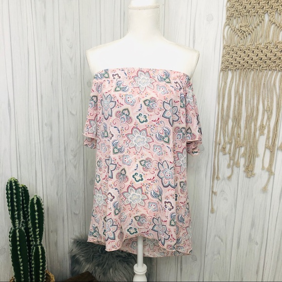 love crazy Tops - Love crazy blush pink floral top